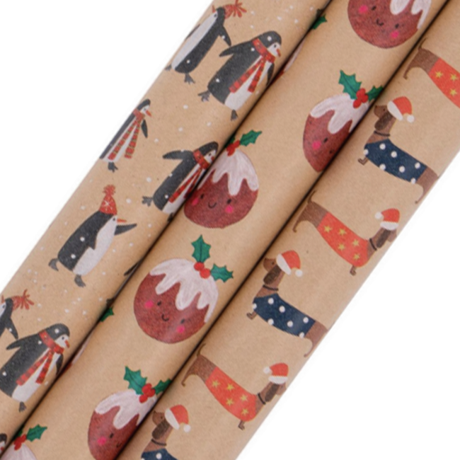 Roll Wrap Collection 3M Kraft Fun