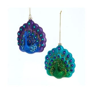 Glass Peacock Ornament (more designs)