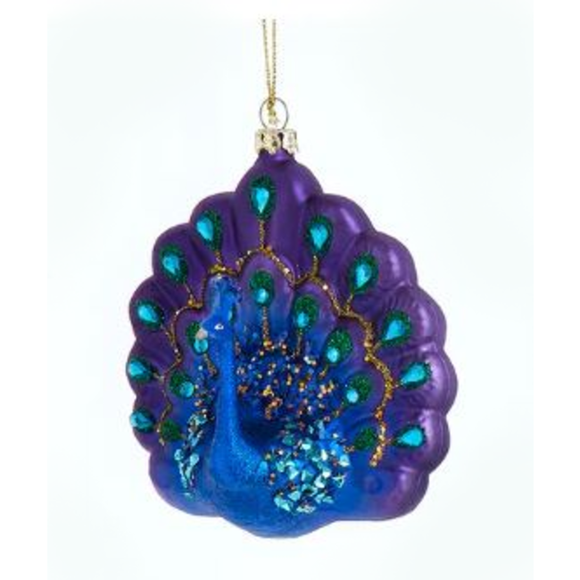 Glass Peacock Ornament (more designs)