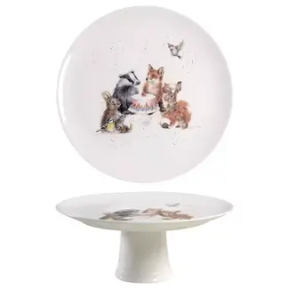 WRENDALE Wrendale Footed Cake Plate - Woodland Party
