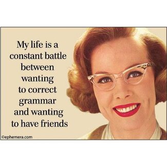 Ephemera Magnet - My life is a constant battle