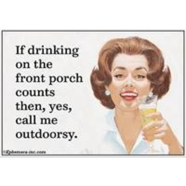 Ephemera Magnet - Call me Outdoorsy.