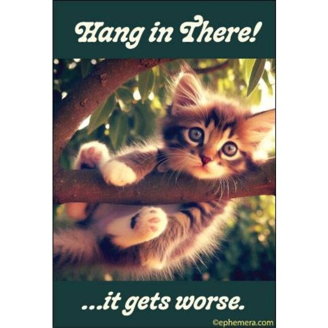 Ephemera Magnet - Hang in there!