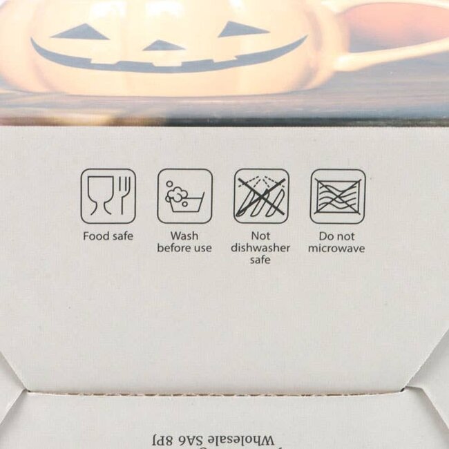 Jack-O'-Lantern Pumpkin Shaped Halloween Mug