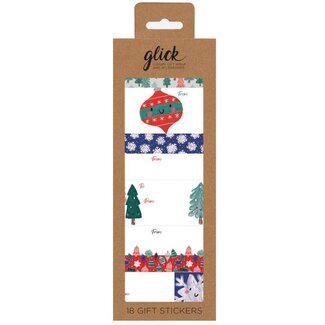 Stickers Happy Baubles