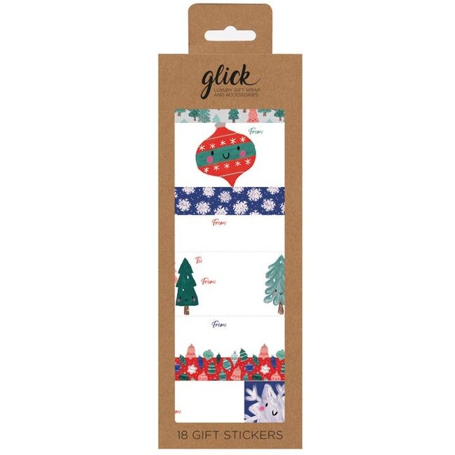 Stickers Happy Baubles