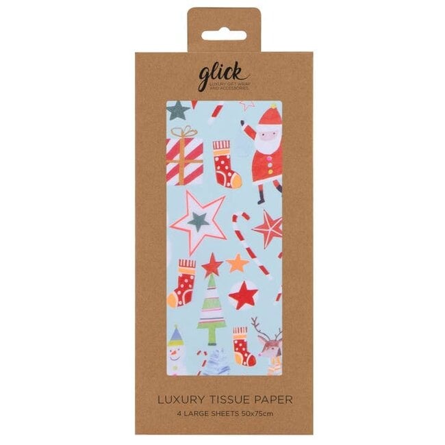 Tissue Kids Blue 4 Sheets