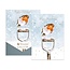 Wrendale Notecard Pack - A Little Red Robin
