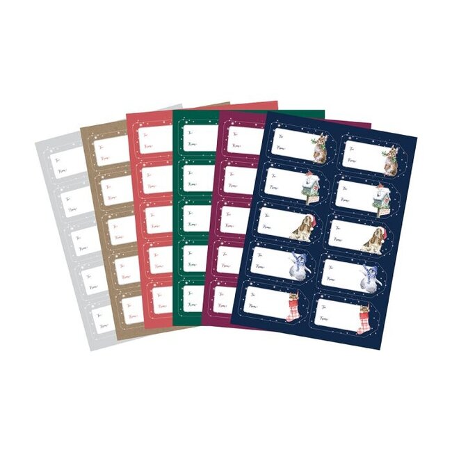 Wrendale Christmas Gift Labels