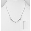 Sterling Sterling & Cubic Zirconia Drop Necklace