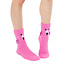 Fuzzy Flamingo Crew Sock