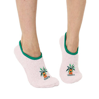 Fuzzy Plants Slipper Socks