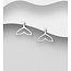 Sterling Sterling Whale Tail Studs