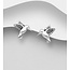 Sterling Sterling Hummingbird Oxidized Studs
