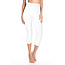 Bamboo High Band CAPRI Leggings - White