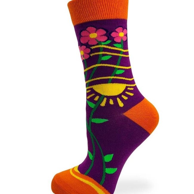 Radiate Positivity - Women's Novelty Crew Socks