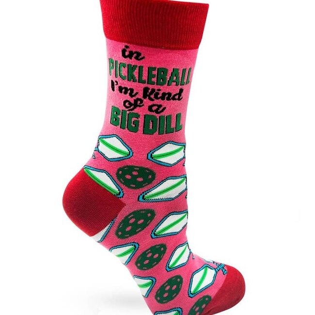 In Pickleball I'm Kind of A Big Dill - Women's Crew Socks
