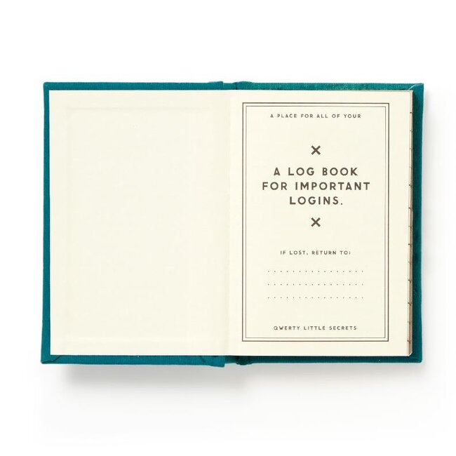 Definitely Not My Passwords Book