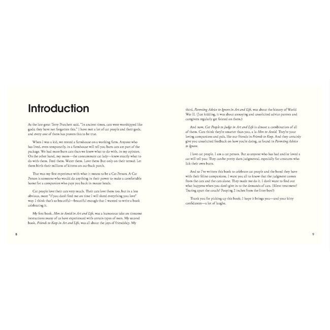 Cat People to Judge in Art and Life