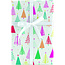 10 FT Roll Wrap - Bold Bright-Painted Trees