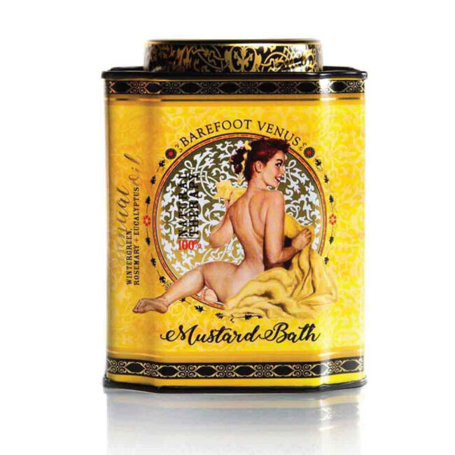 100% Natural Mustard Bath-480gr. Tin