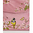 Fable England Morning Song Bird Embroidered Mini Pink Tote