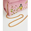 Fable England Morning Song Bird Embroidered Mini Pink Tote