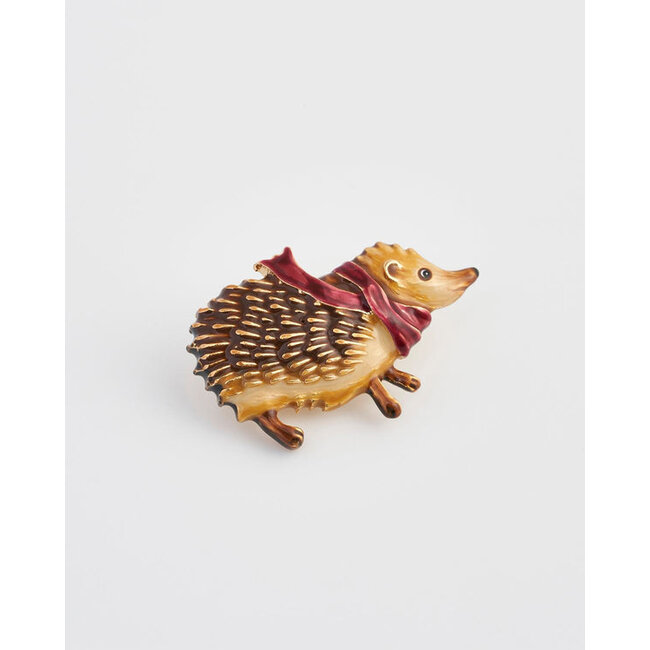 Fable England Cozy Hedgehog Charm Brooch