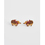 Fable England Cozy Hedgehog Charm Stud Earrings