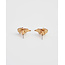 Fable England Cozy Hedgehog Charm Stud Earrings