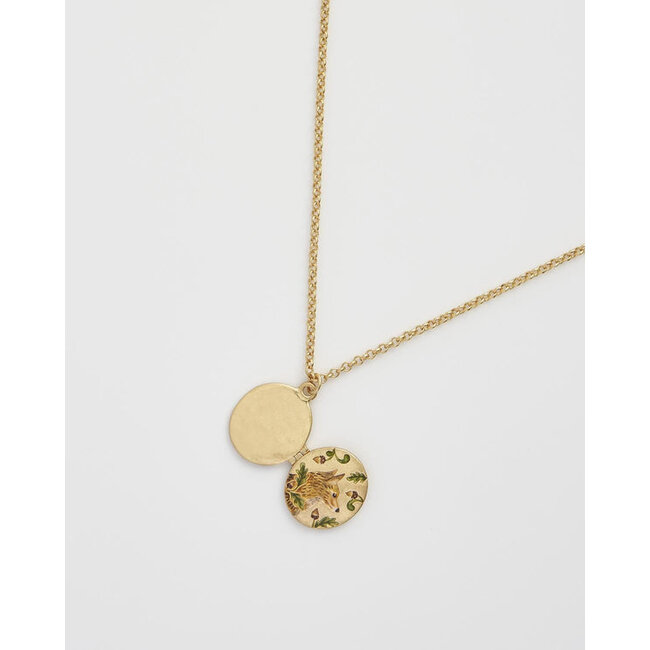 Fable England Fox & Acorn Locket