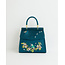 Fable England Morning Song Kingfisher Mini Teal Tote