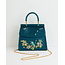 Fable England Morning Song Kingfisher Mini Teal Tote