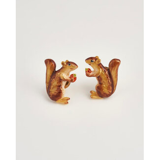 Fable England Cheeky Squirrel Stud Earrings