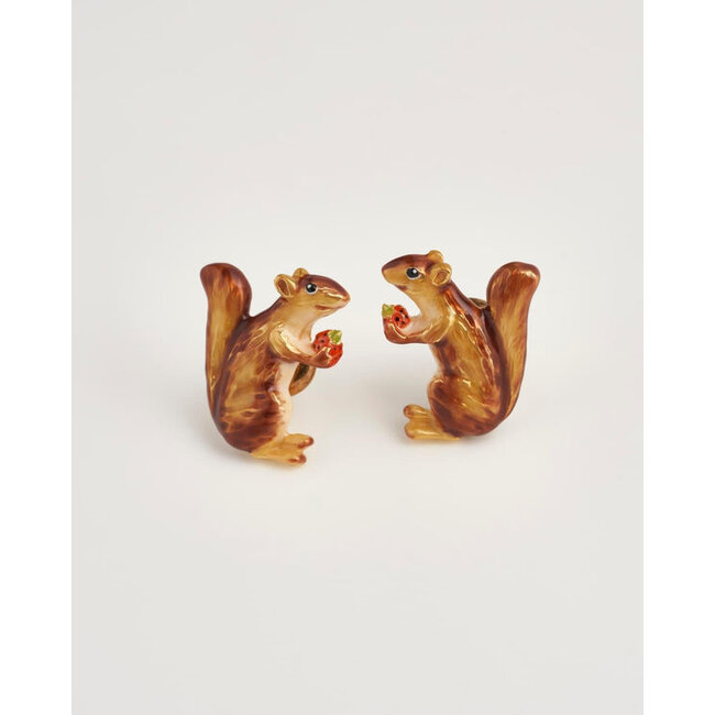 Fable England Cheeky Squirrel Stud Earrings