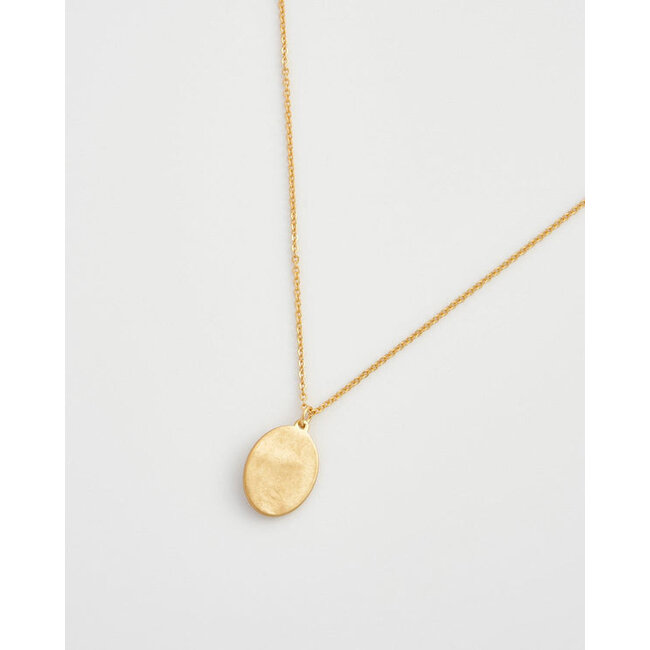 Fable England Four Leaf Clover & Pearl Necklace