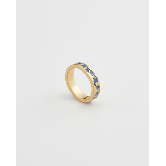 Fable England Blue Forget Me Not Ring