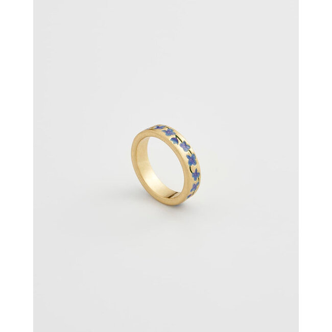 Fable England Blue Forget Me Not Ring