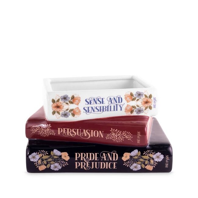 Stacked Books Planter - Jane Austen