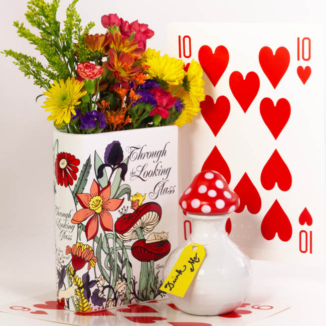 Large Book Vase - Through the Looking Glass