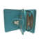 shagwear Small Wallet - Teal Blue Snail Forest