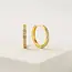 Lover’s Tempo Desi 20mm Cubic Zirconia Hoop Earring - Gold