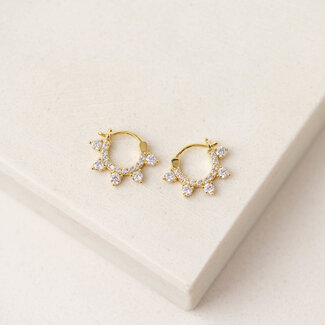 Lover’s Tempo Talia Hoop Earrings - Clear