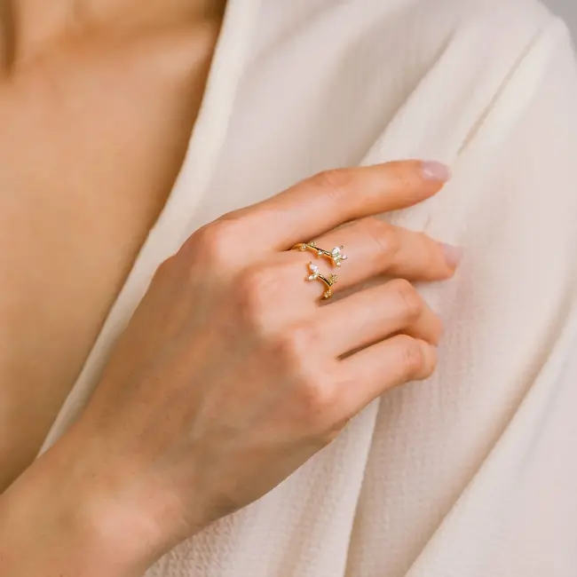 Lover’s Tempo Eden Ring Gold - Adjustable