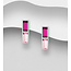 Sterling Sterling Austrian Crystal Bar Earrings (more colours)