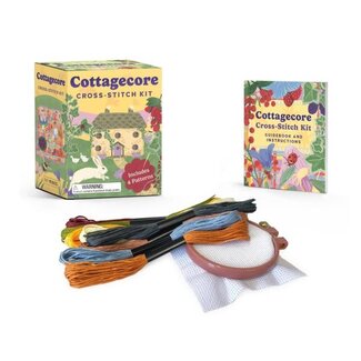 Cottagecore Cross-Stitch Kit: Includes 4 Patterns