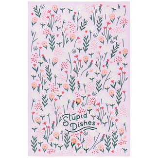 Stupid Dishes Dishtowel