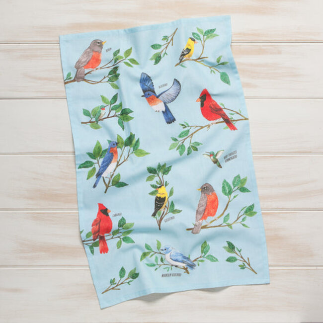Birdsong Cotton Dishtowel