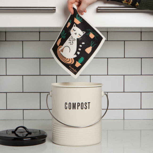 Cat Nap Swedish Sponge Cloth