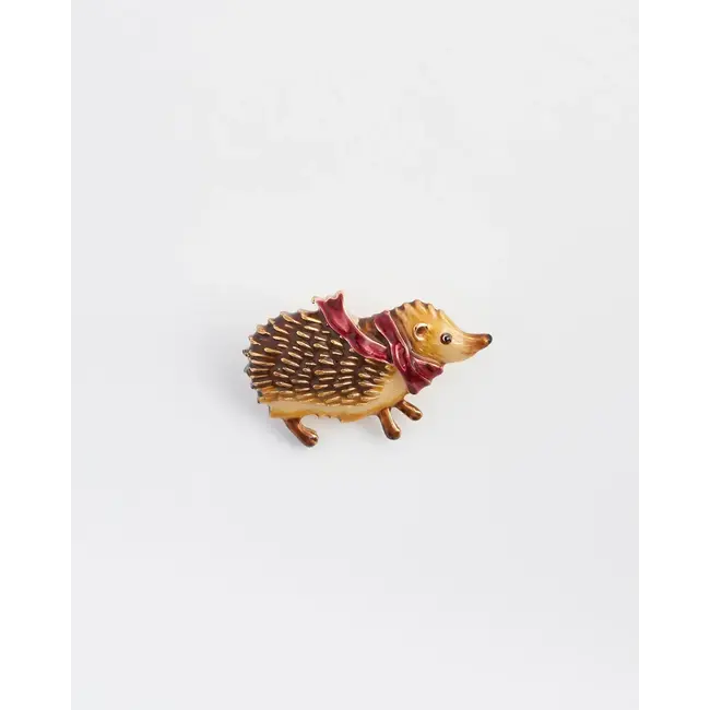 Fable England Cozy Hedgehog Charm Brooch